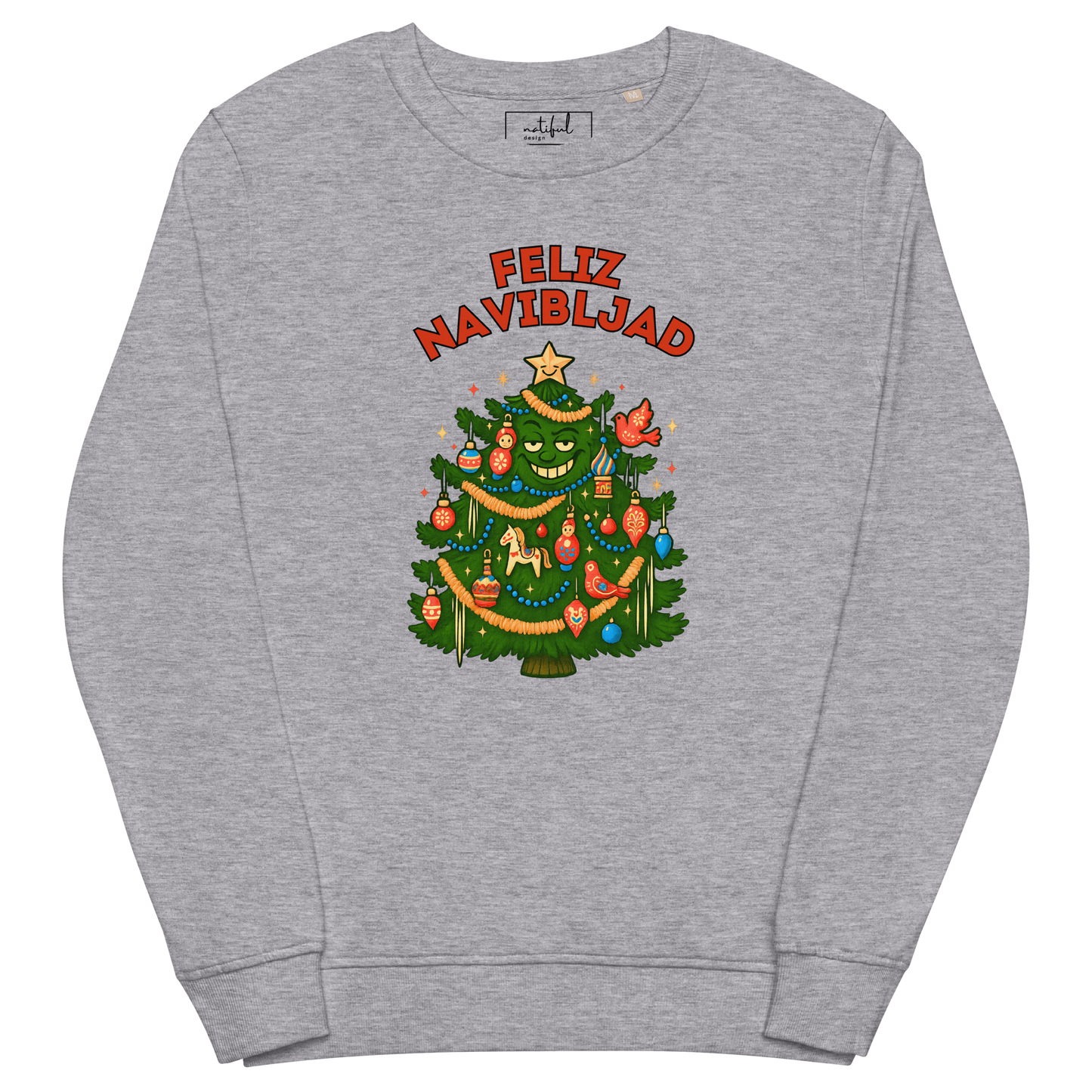 Feliz Navibljad Unisex Bio-Pullover